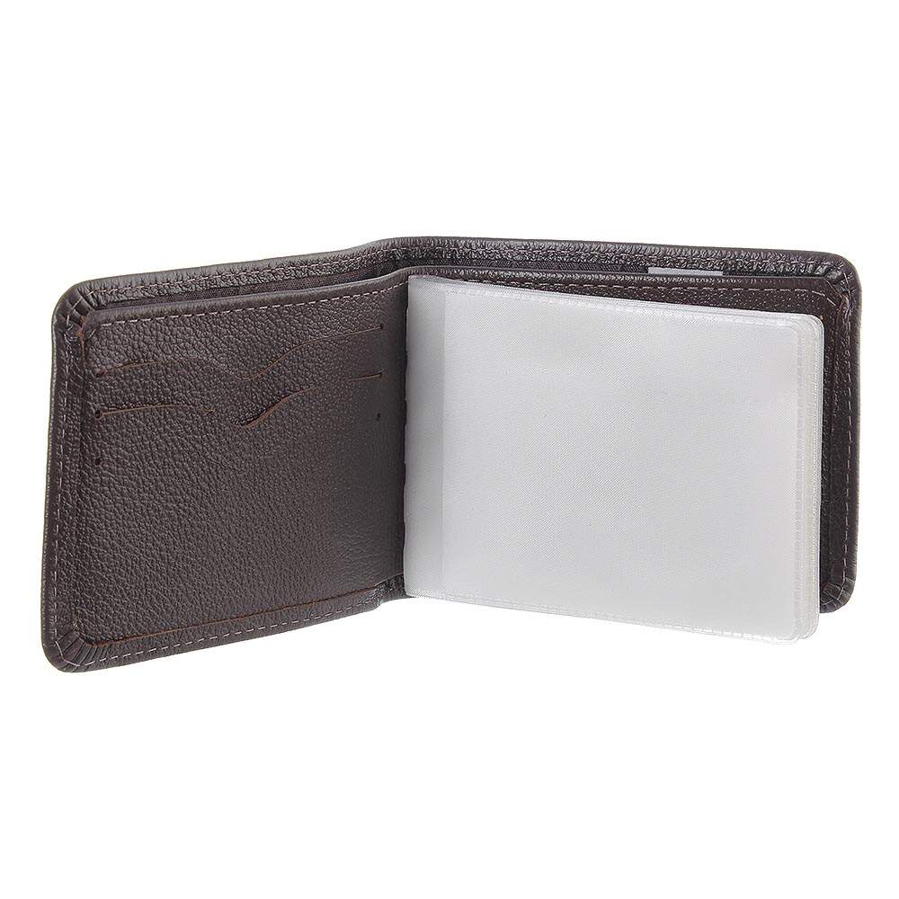 Carteira Masculina Premium - Couro Marrom Escuro