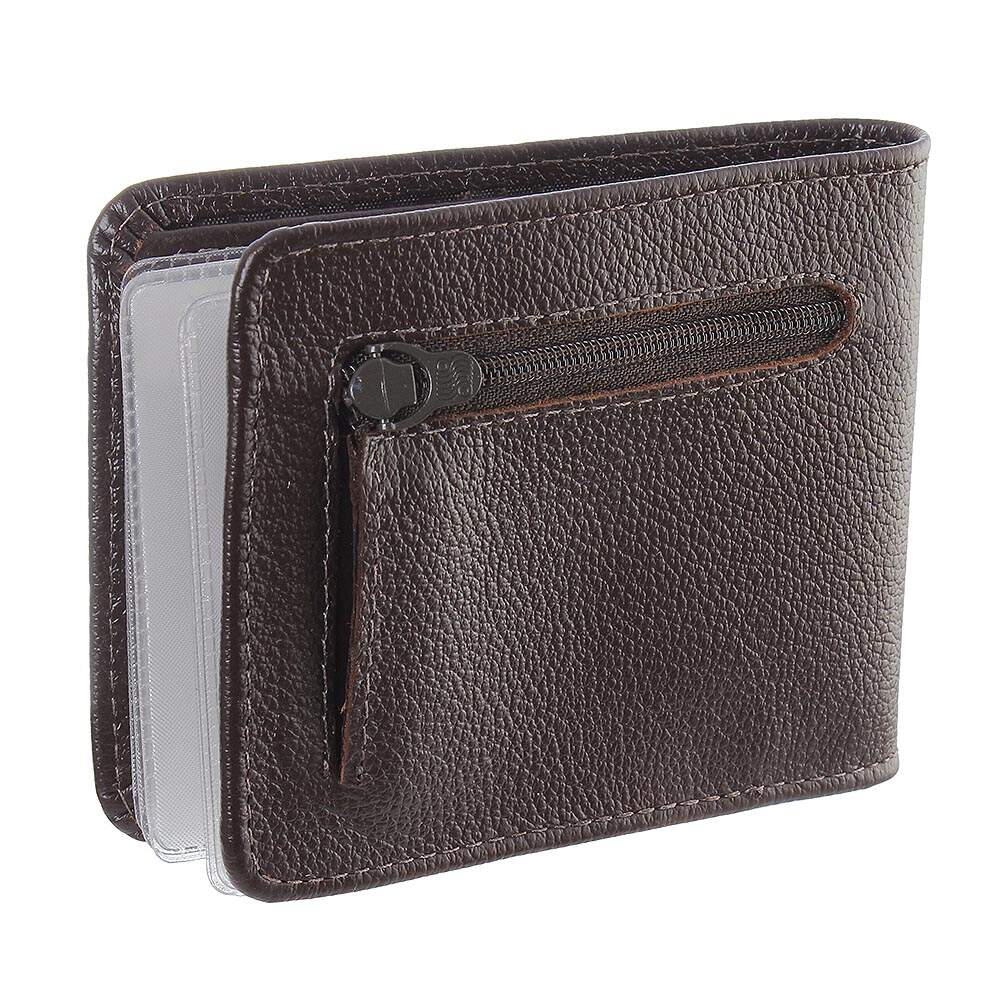 Carteira Masculina Premium - Couro Marrom Escuro