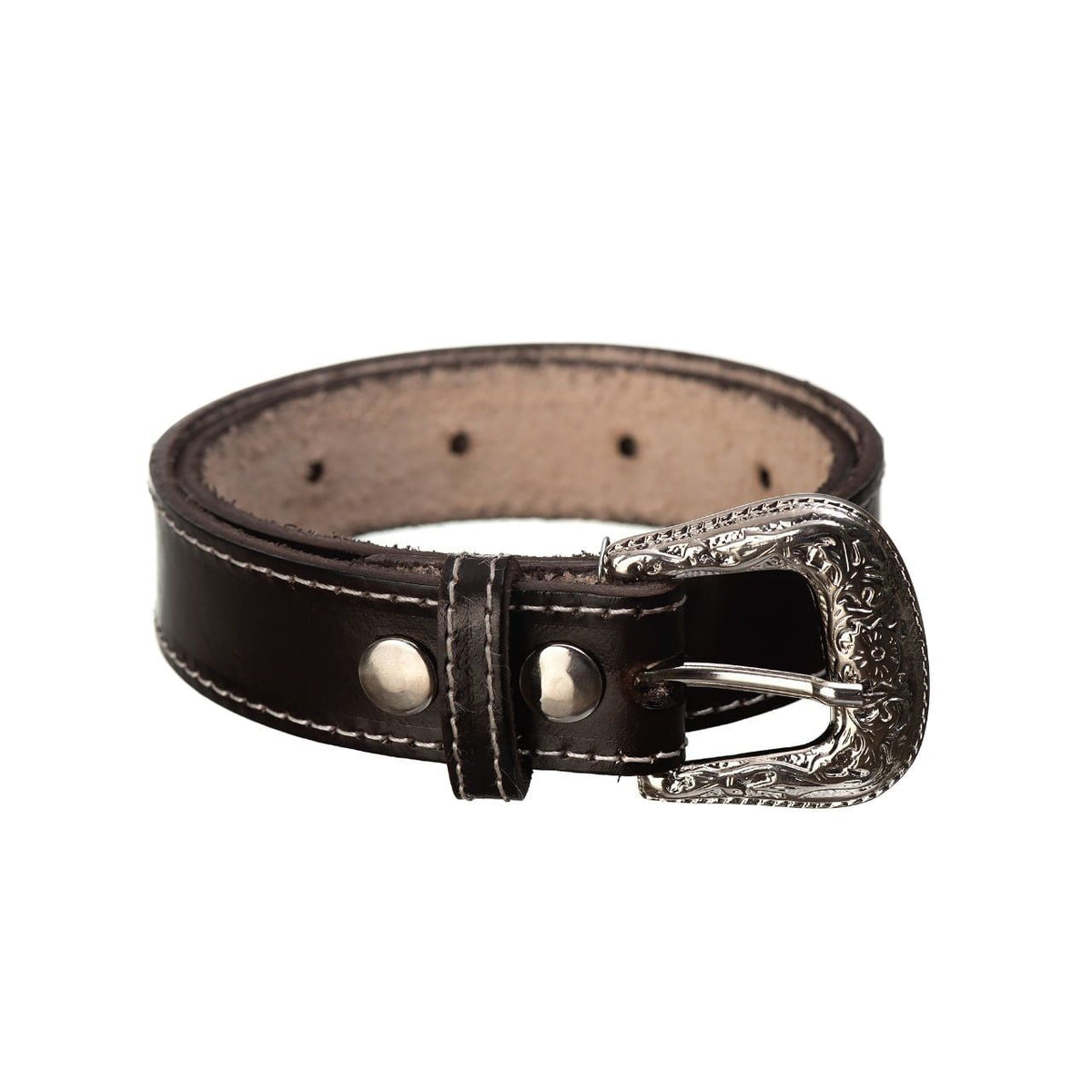 Cinto Infantil Campero - Couro Legítimo Fivela Simples Ajustável