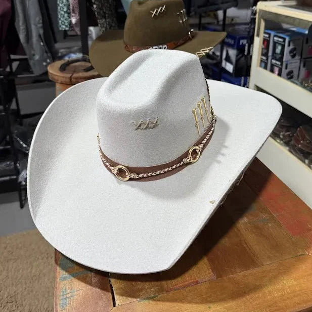 Chapéu Cowboy Americano 3 Cravos Gelo: Estilo Country Autêntico e Confortável