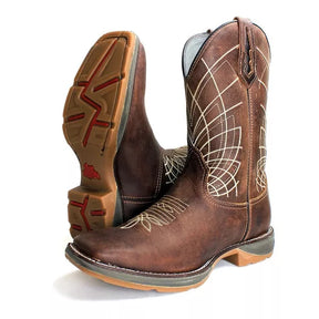 Bota WorkBoot Spider - Castanho Resistente e Confortável
