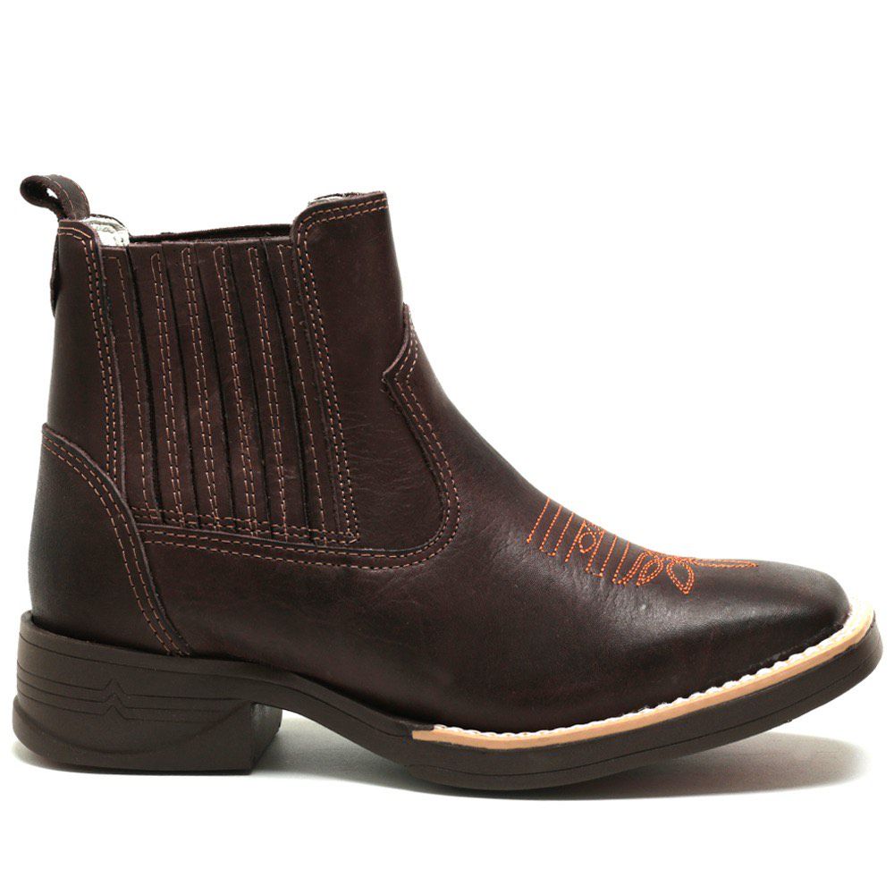Bota High Country Jump Fossil Café: Bota Masculina Couro Legítimo Resistente e Confortável