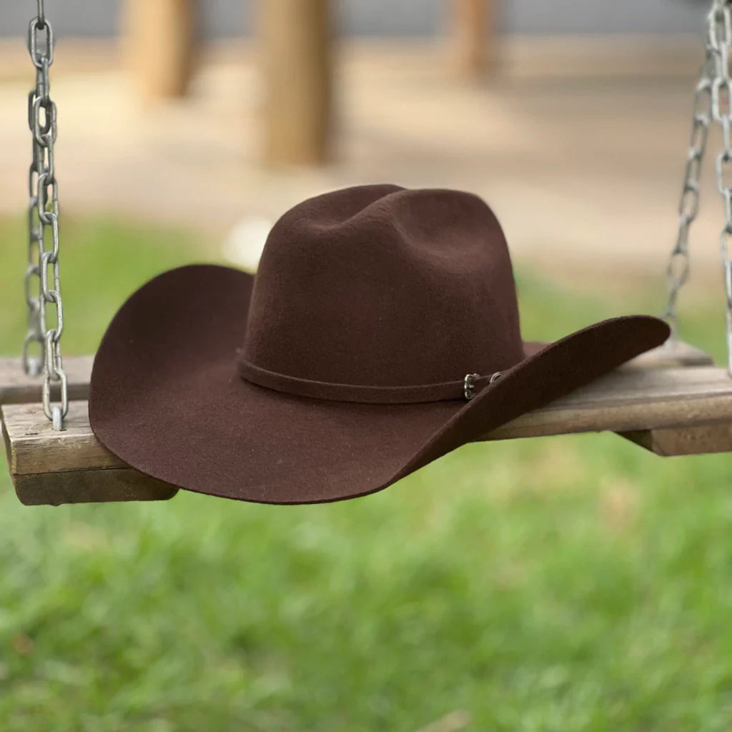 Chapéu Cury Americano de Feltro - Aba Larga, Estiloso e Confortável